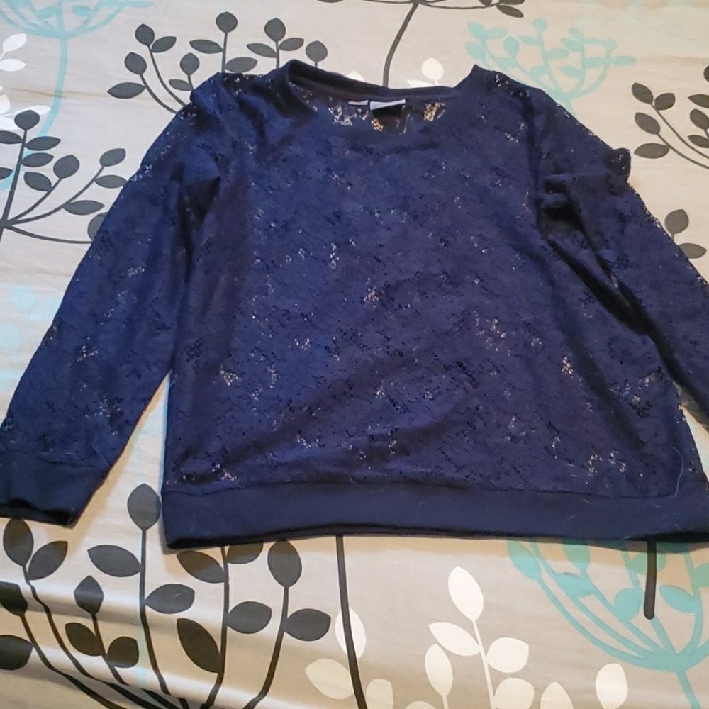 Lace sweater